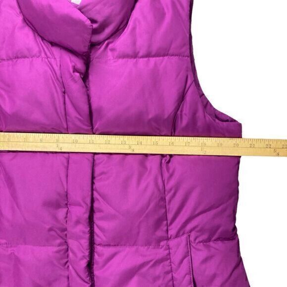 Charter Club Puffer Vest Jacket Womens Large Zip Front Sporty Hiking Windbreaker - Picture 10 of 15